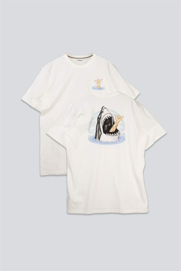 Lakor Back Attack T-shirt - Star White